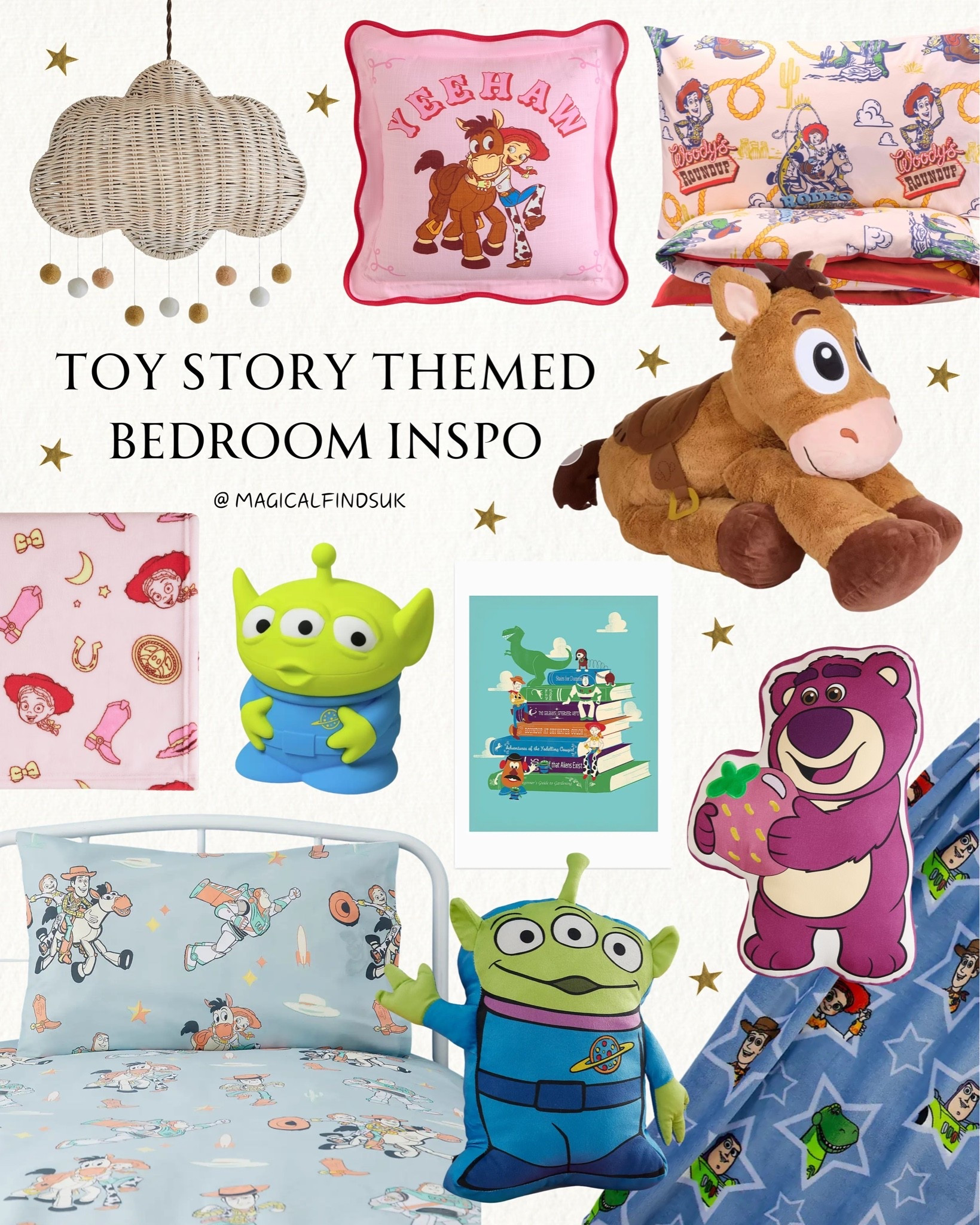 Toy Story themed bedroom inspo 🤠🩵☁️