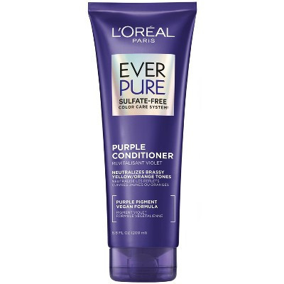 L'Oreal Paris EverPure Sulfate Free Purple Conditioner for Colored Hair -  6.8oz | Target