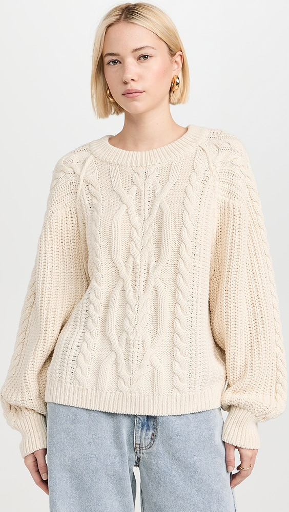 Free People Frankie Cable Pullover | Shopbop | Shopbop