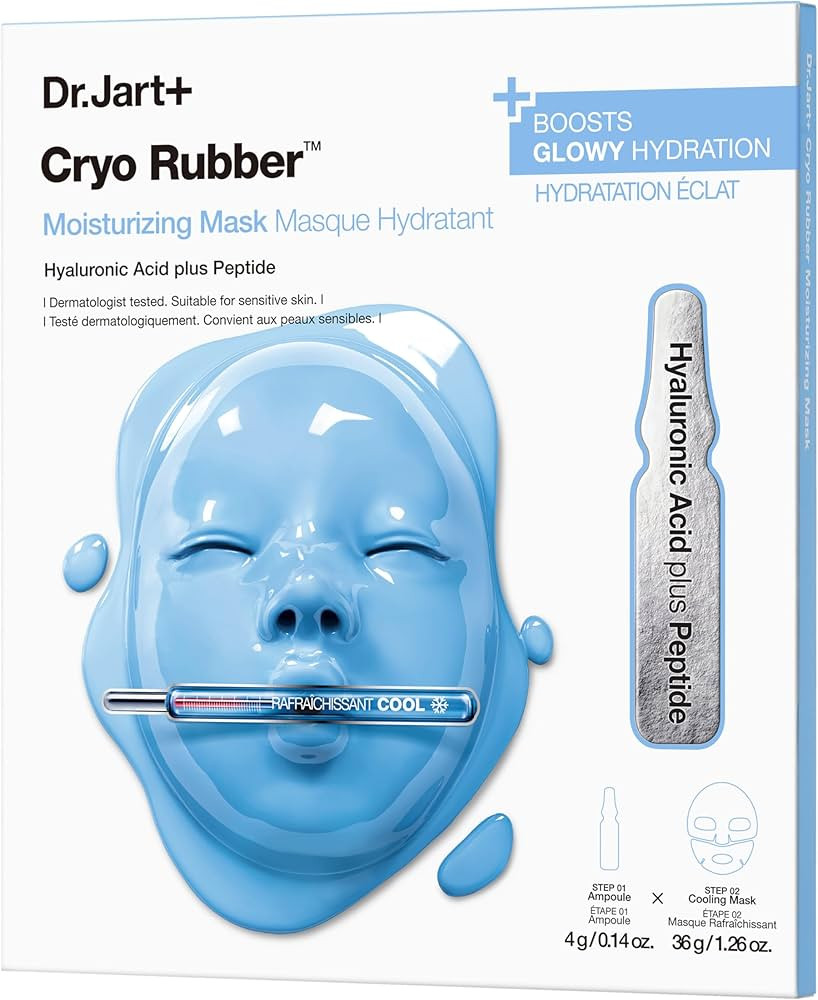Dr.Jart+ Cryo Rubber Cooling Korean Face Mask with Serum Ampoule| Korean Skin Care | Travel Size | Amazon (US)