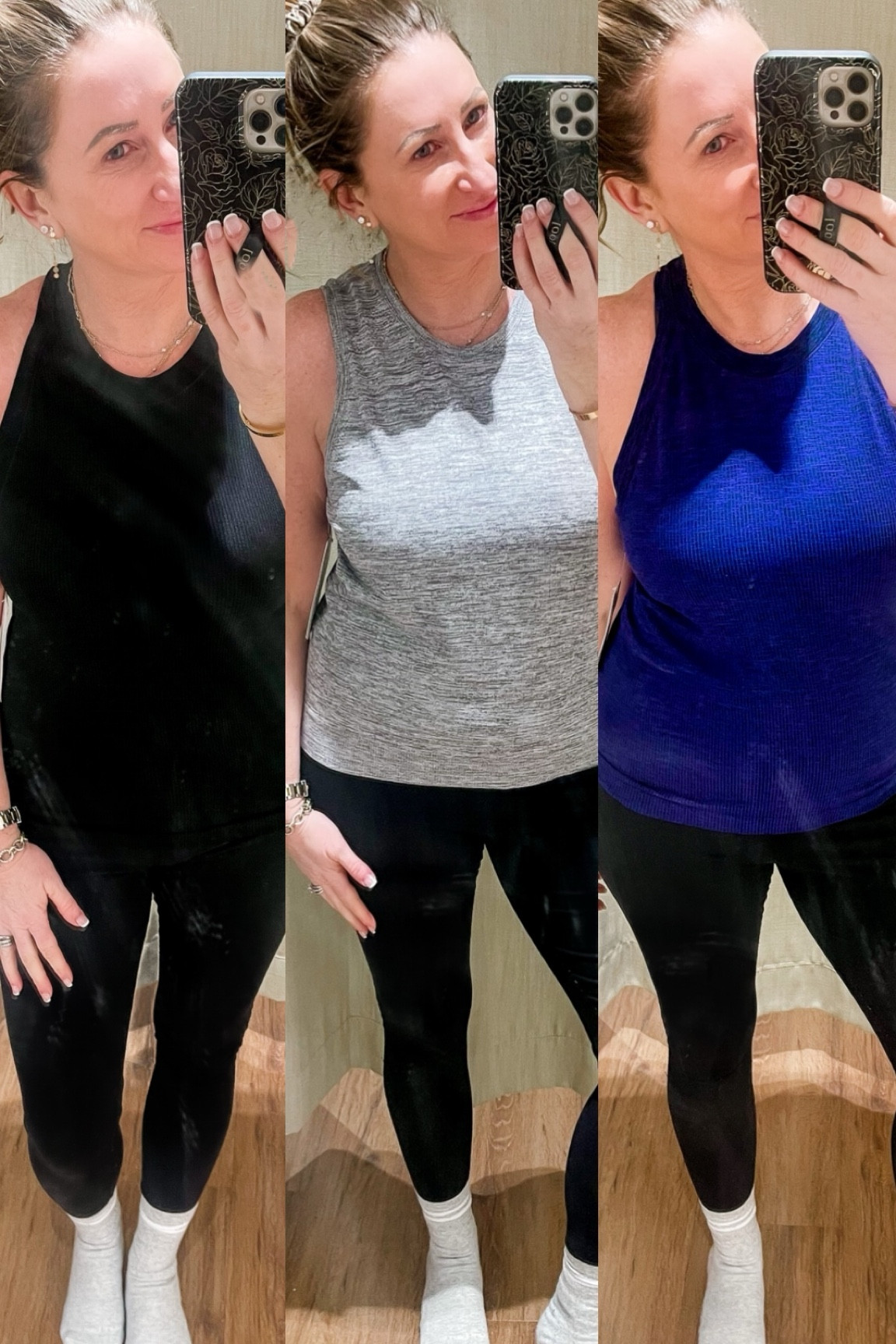 athleta work out tops