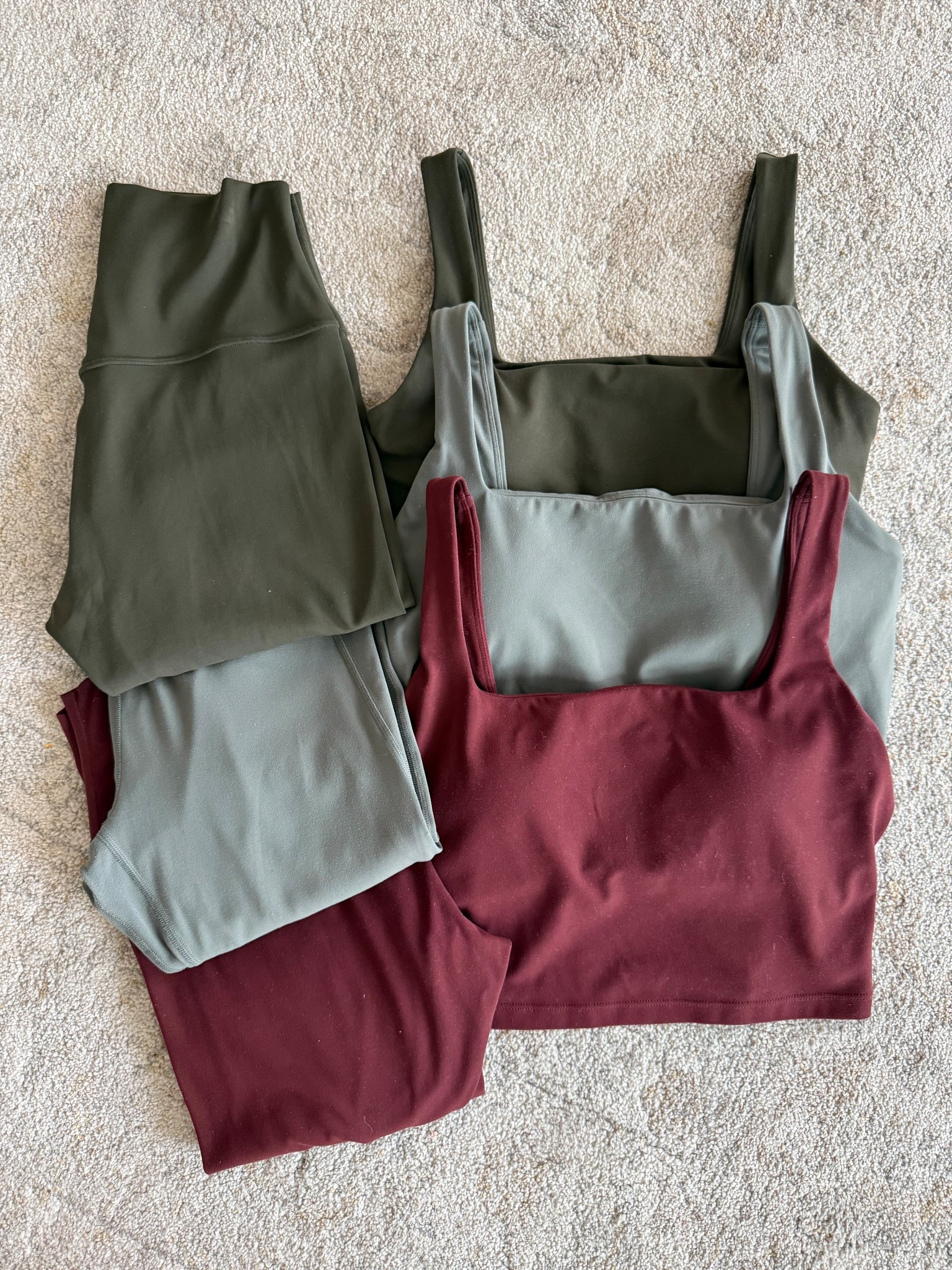 Butterluxe material - so comfy and soft! These are great activewear pieces but comfy enough to travel in or lounge! 

#LTKMidsize #LTKSeasonal #LTKActive