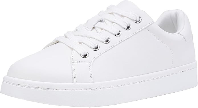 Vepose Women's Walking Casual Sneakers, Dressy Arch Support Comfortable Low Top Tennis Lace up 80... | Amazon (US)