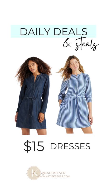 $15 DRESSES! Several colors too! Cute to dress up for work! 

#LTKWorkwear #LTKStyleTip #LTKSaleAlert