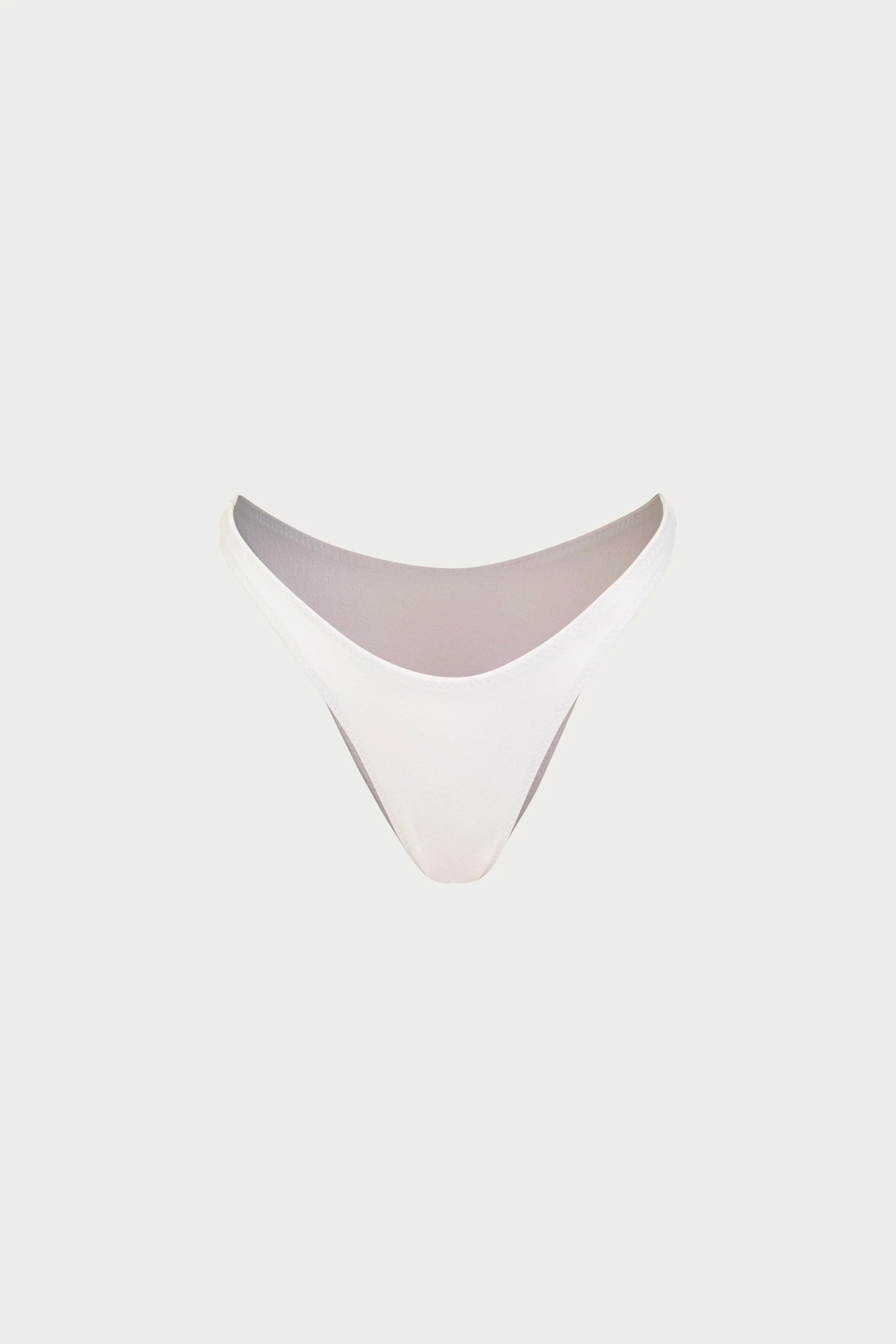 90s Bottom (Faux Suede White) | SAME