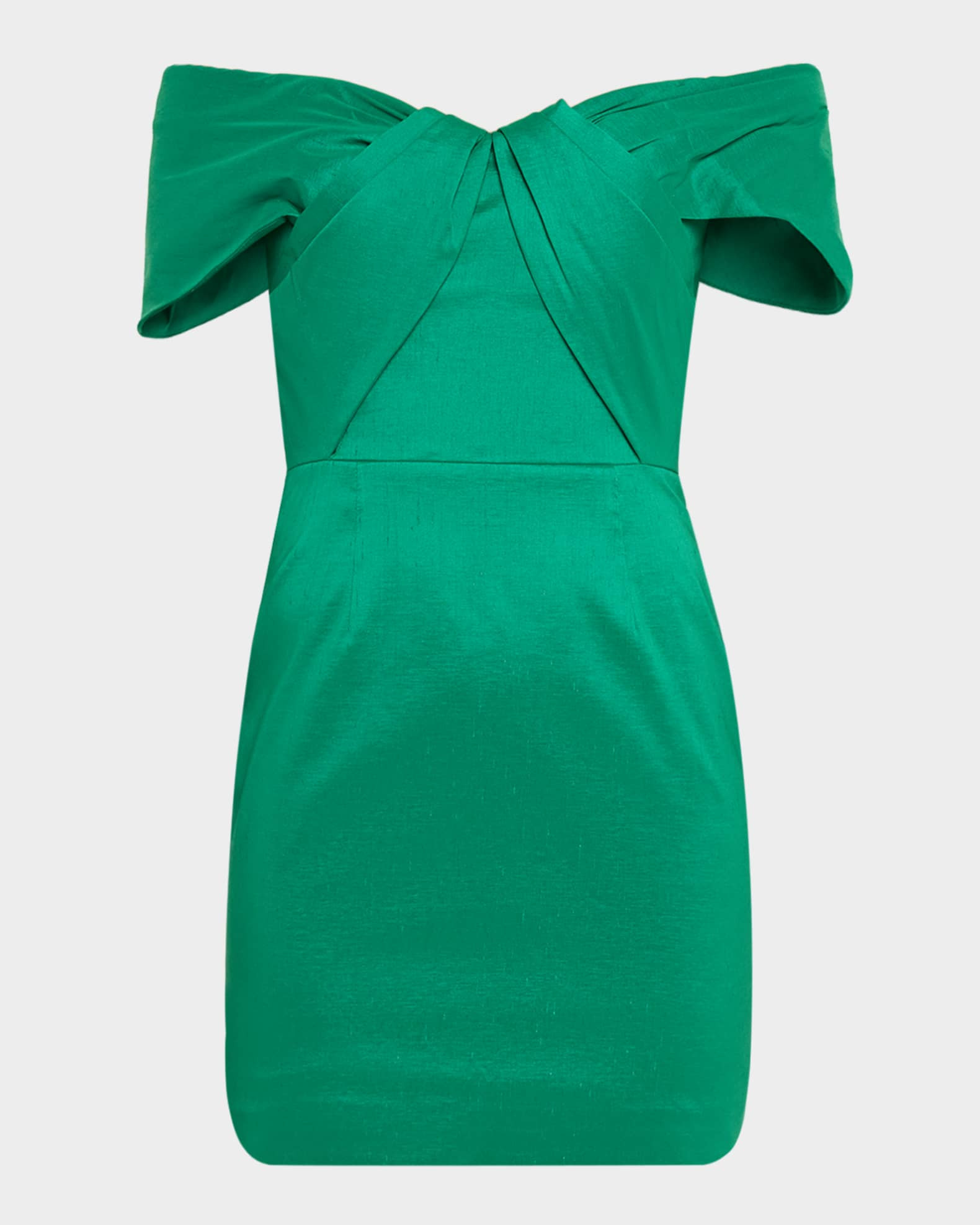 REBECCA VALLANCE Bailey Off-Shoulder Bodycon Mini Dress | Neiman Marcus