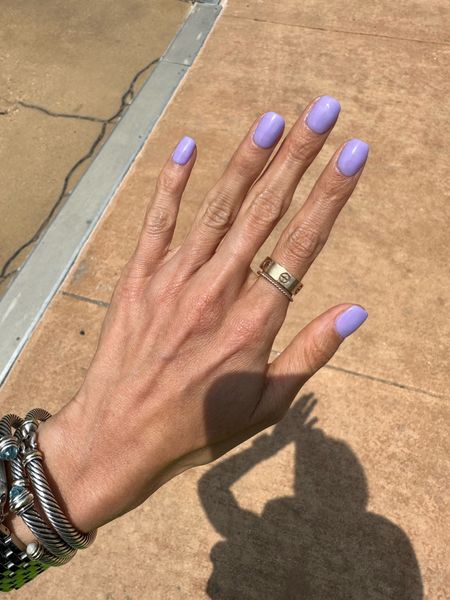 Purple nail polish, David yurman cable bracelets, gold ring similar 

#LTKunder50 #LTKunder100