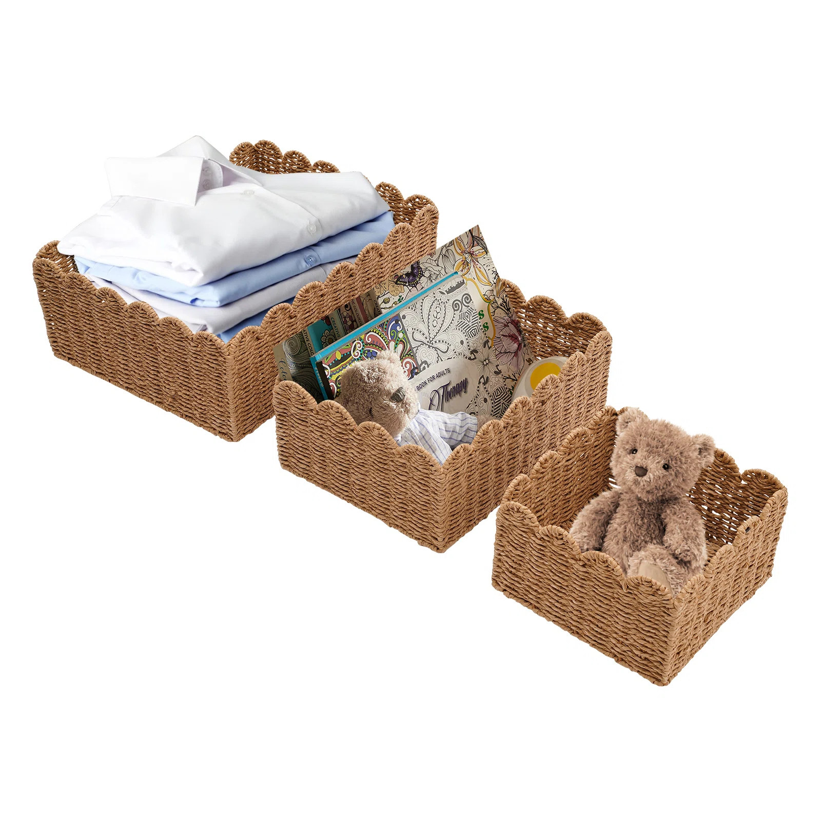 3PCS Storage Baskets (Set of 3) | Wayfair North America