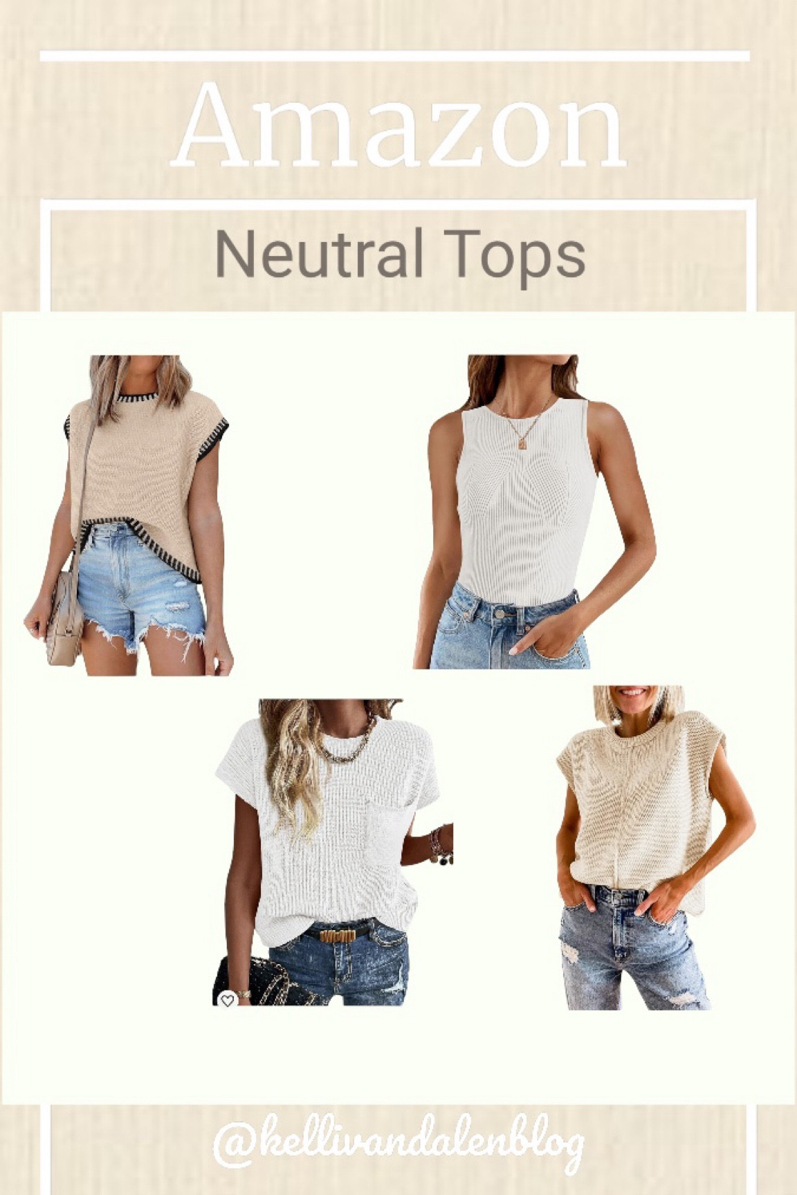 Neutrals are all the rage right now! So these tops from Amazon won’t break your budget to stay in trend 💕

#LTKFindsUnder50 #LTKSaleAlert #LTKStyleTip