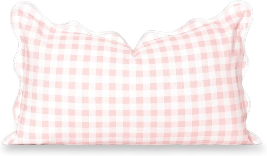 Amazon.com : Hofdeco Premium Grandmillennial Patio Indoor Outdoor Lumbar Pillow Cover Only, 12"x2... | Amazon (US)