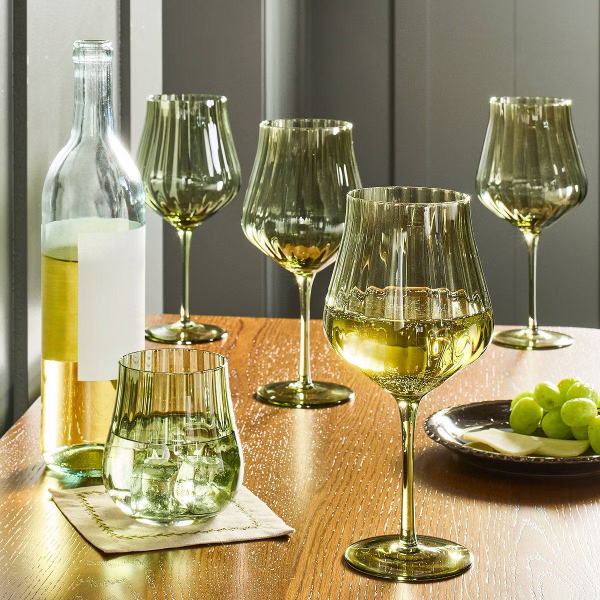 20oz Wine Glass Brown - Hearth & Hand™ with Magnolia | Target