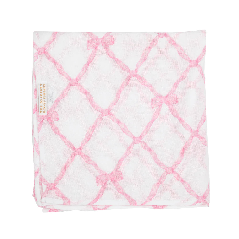 Silent Night Swaddle - Belle Meade Bow | The Beaufort Bonnet Company