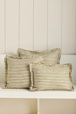 Luxe Linen Blend Pillow | Anthropologie (US)