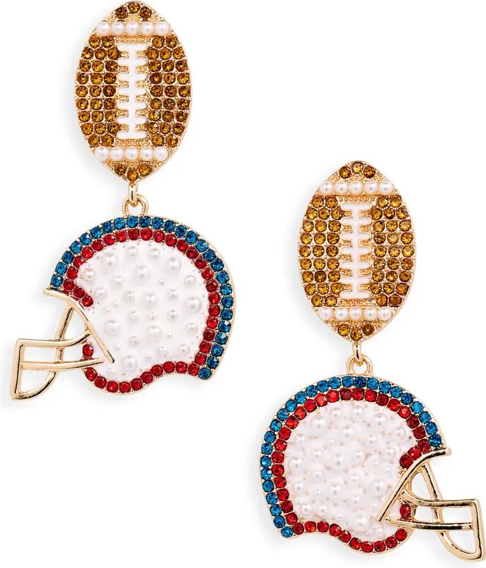 BaubleBar Football Helmet Drop Earrings | Nordstromrack | Nordstrom Rack