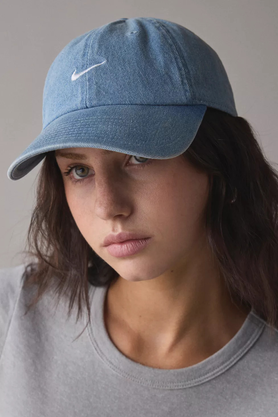 Nike Club Unstructured Denim Baseball Hat | Urban Outfitters (US and RoW)