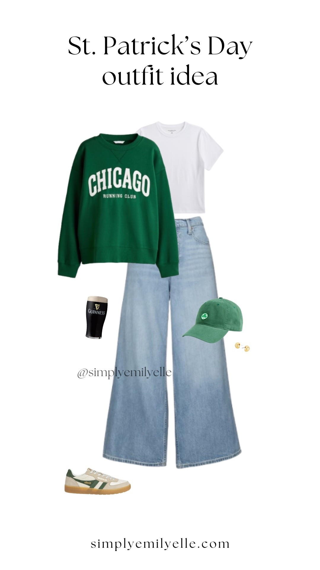 . Patrick’s day outfit, st. Patrick’s day outfit ideas, st. Patrick’s day outfit inspo, st. Paddy’s day outfit, st. Pattys day outfit, green outfit, green sneakers, green top 
@gapstyle @abercrombie @jcrew 

#LTKSpringSale #LTKdayinmylife