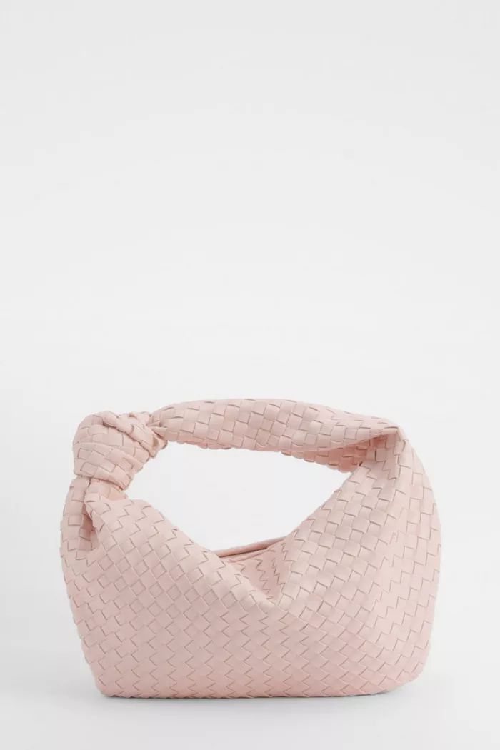 Woven Knot Handle Grab Bag | Boohoo.com (UK & IE)