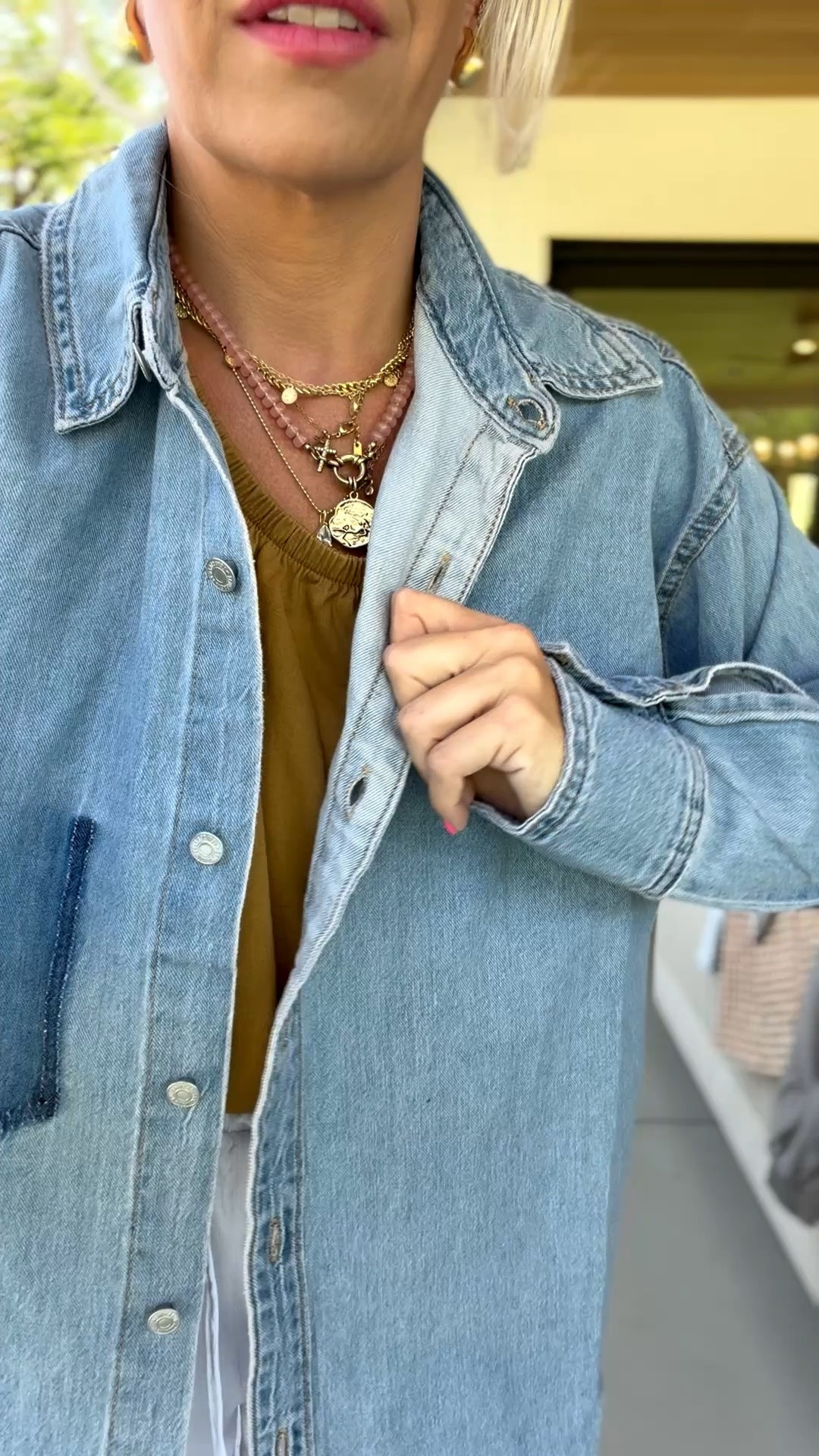 Always in the market for a new chambray top!