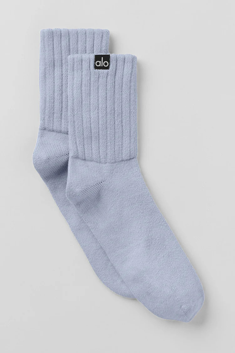 Unisex Half-Crew Scrunch Sock | Alo Yoga (US)