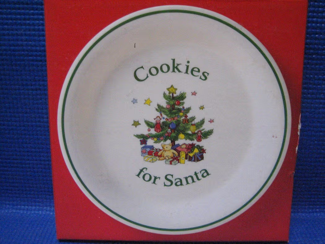 Nikko Ceramics Christmas Giftware Cookies for Santa Serving Plate | Amazon (US)
