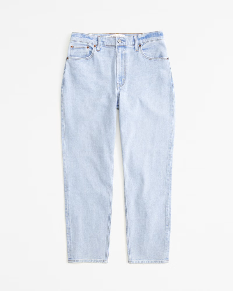 Curve Love High Rise Mom Jean | Abercrombie & Fitch (US)