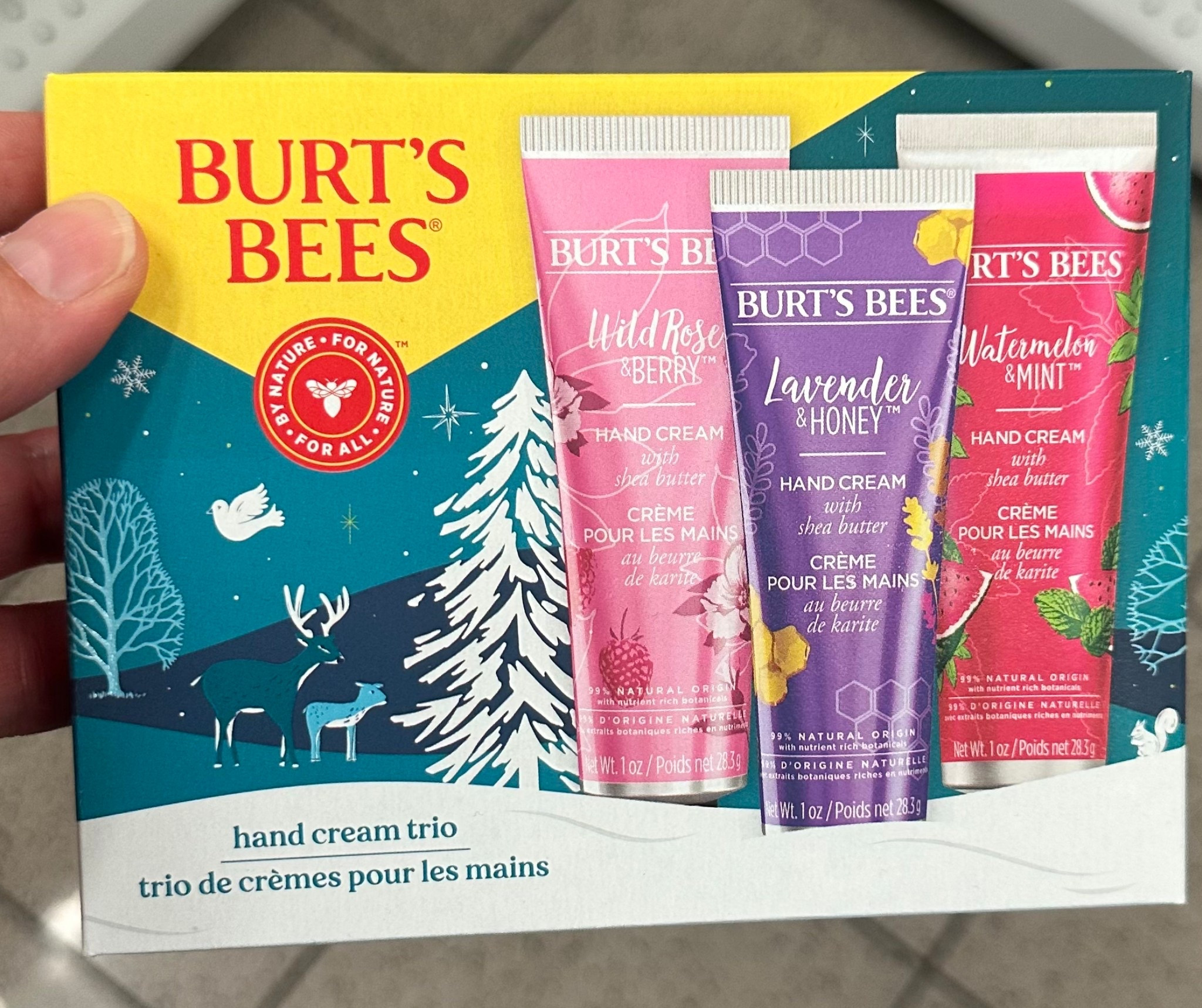 Perfect gift to keep those winter beaten hands hydrated. 

I love the fact that there is 3 scents so you don’t get bored and can swap them out in your purse during the week for variety.  

#burtsbeewax #giftsets #giftset #giftsforher #giftsforhim
#selfcare #skincare #affordableskincare 
#christmasgiftideas #christmasgift #giftsunder10 #giftsunder20:

#LTKGiftGuide #LTKHoliday #LTKselfcare