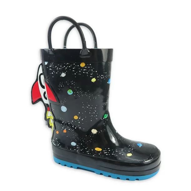 Wonder Nation Space Galaxy Rain Boot (Toddler Boys) | Walmart (US)