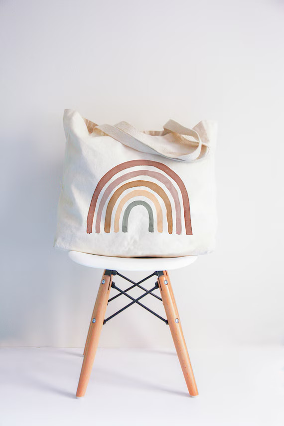 Browns Rainbow XL tote bag | Etsy (US)