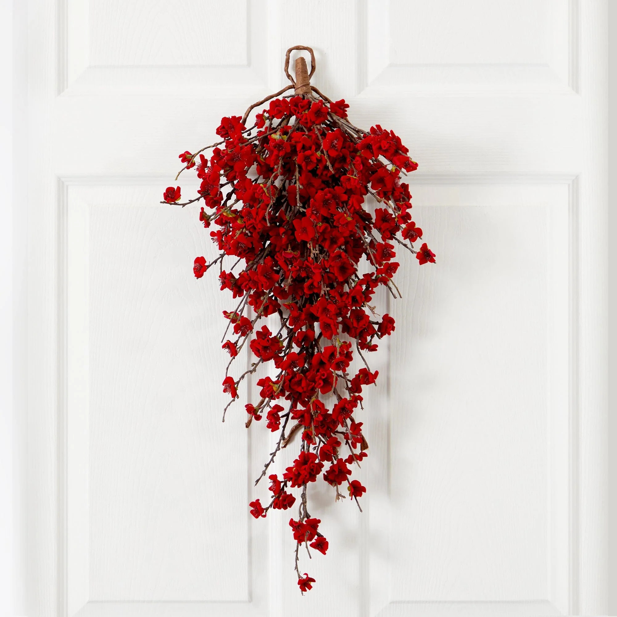 28” Plum Blossom Teardrop | Nearly Natural | Nearly Natural