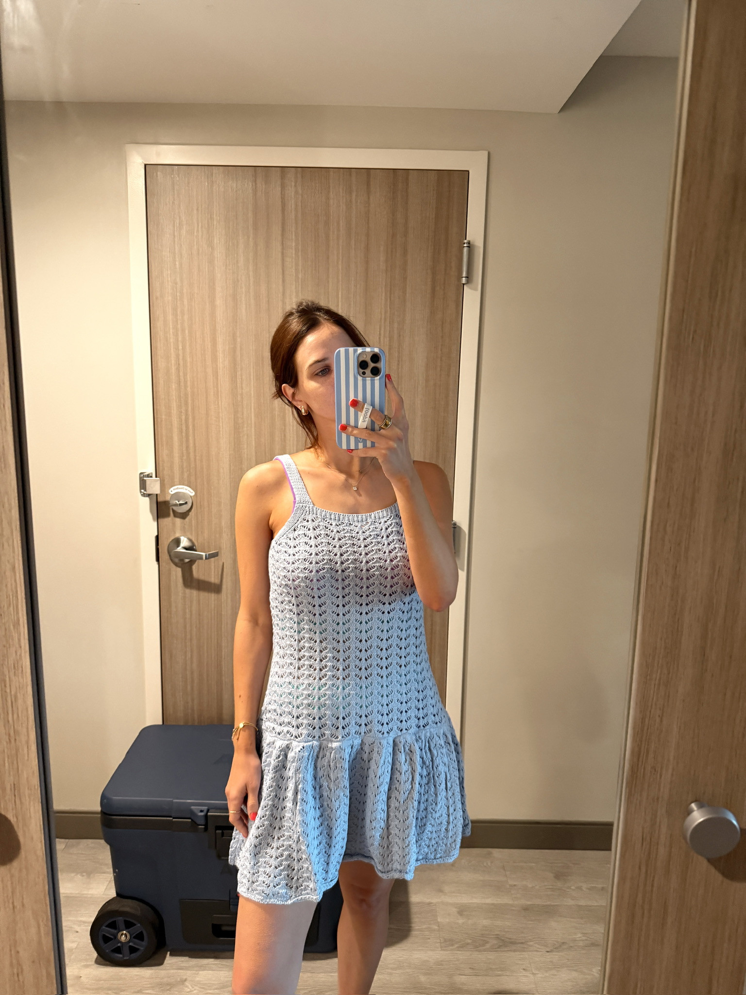 New favorite knit dress!

sized up to a medium in this dress!!

beach dress, crochet swimsuit, summer swimwear, beach cover up, vacation outfit, knit dress, hallie ragan

#LTKgrwm #LTKootd #LTKTravel