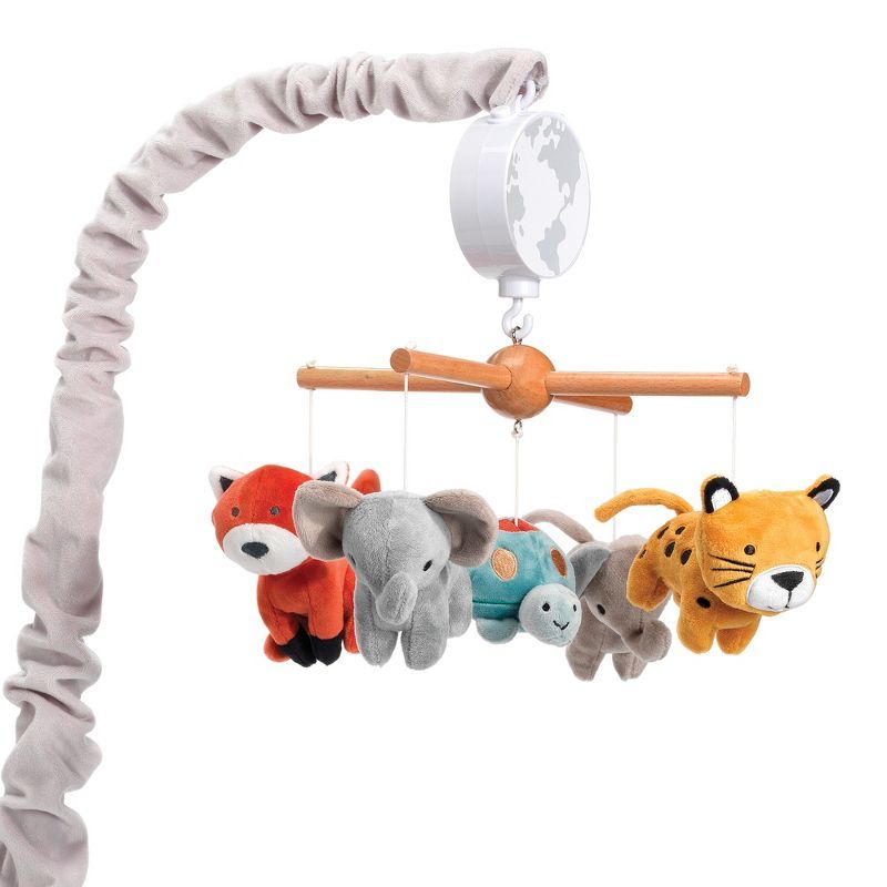 Lambs & Ivy Wild Life Musical Baby Nursery Crib Mobile - Protect the Animals | Target