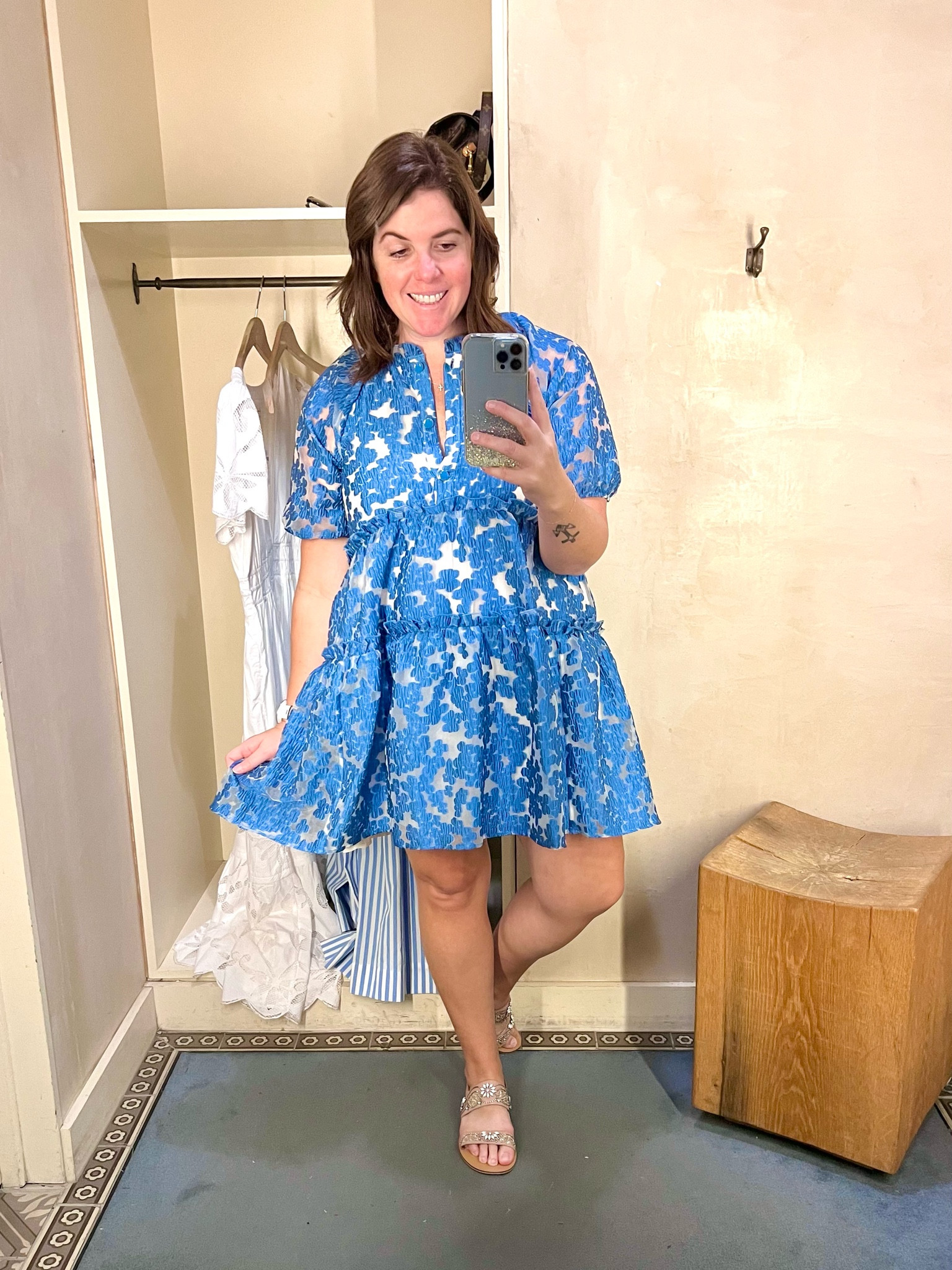 Another dress I have added to my collection this year and I love it! This one is a bit dressier and runs big! I purchased a small in this dress and the fit is perfect! 

#LTKxAnthro #LTKsalealert #LTKstyletip