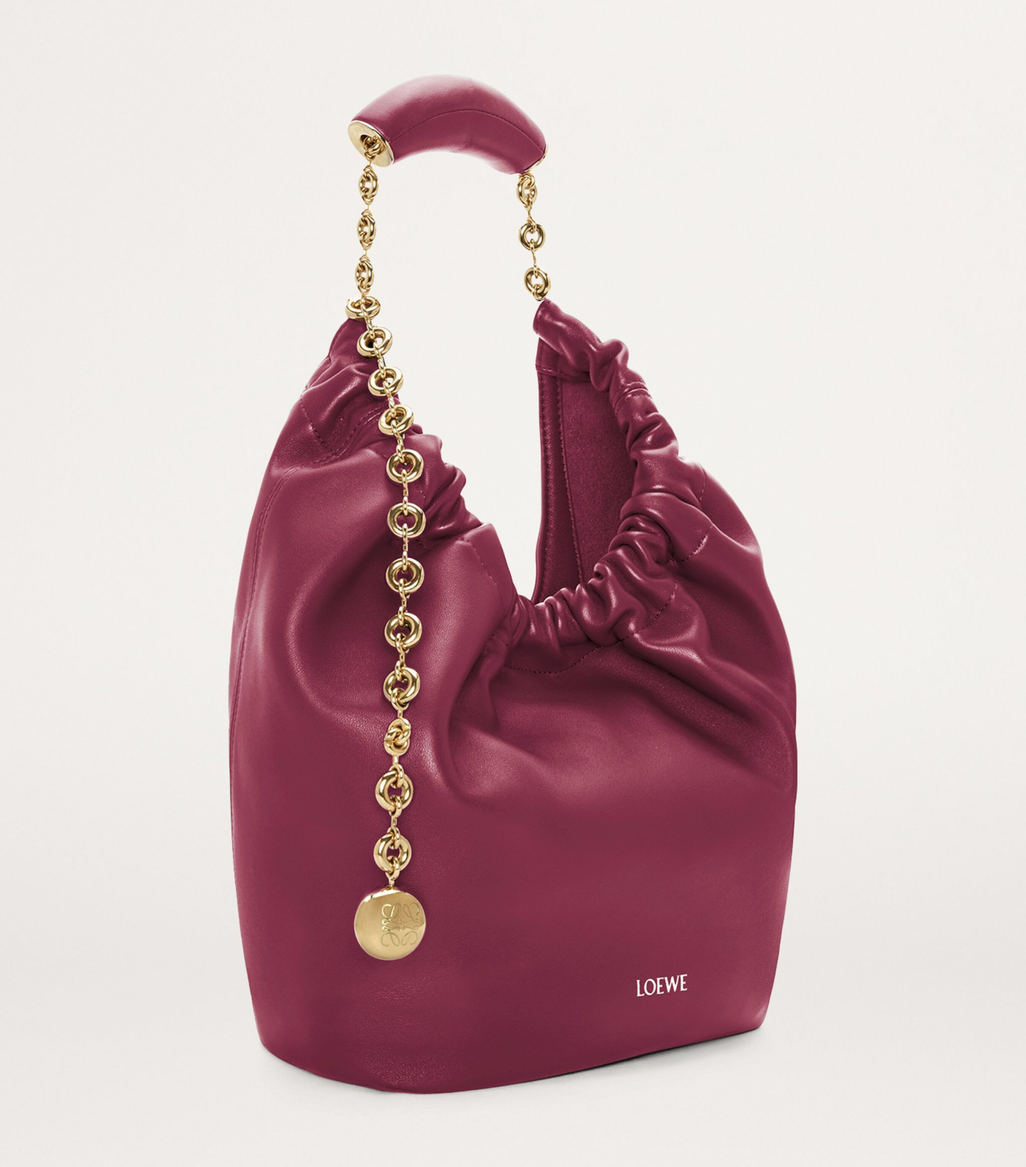 Small Leather Squeeze Top-Handle Bag | Harrods