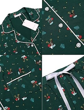 Ekouaer Pajamas Set Long Sleeve Sleepwear Womens Button Down Nightwear Soft Pj Lounge Sets XS-XXL | Amazon (US)