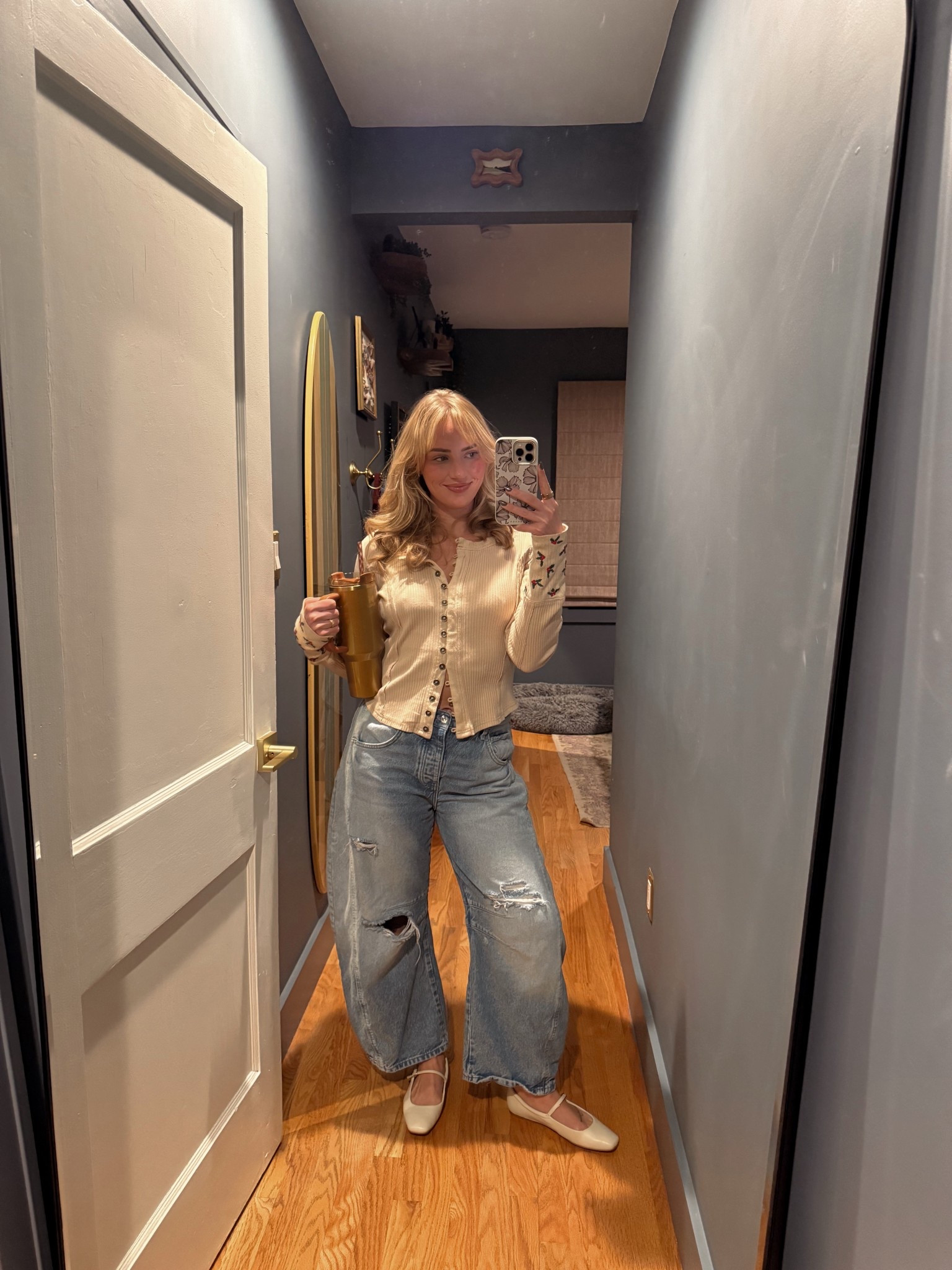 Favorite outfit I’ve worn in a longggg time. So comfy too. I wear a size 28 in the jeans and they run exactly true to size! Shoes and top run true to size as well. I’m a medium in the top! 

#LTKgrwm #LTKootd