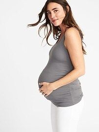 Maternity Fitted First-Layer Rib-Knit Tank | Old Navy (US)