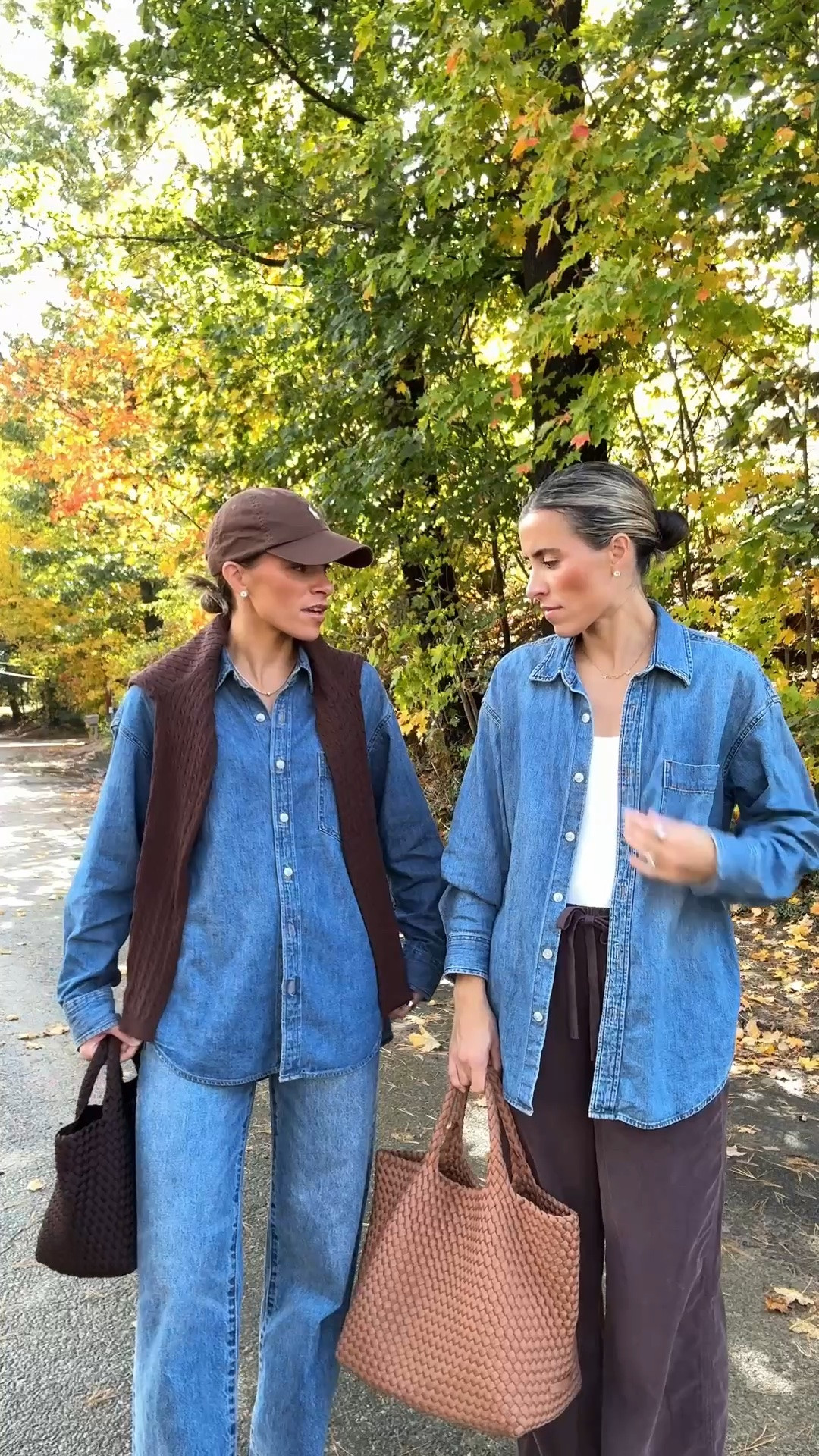 XS denim shirt