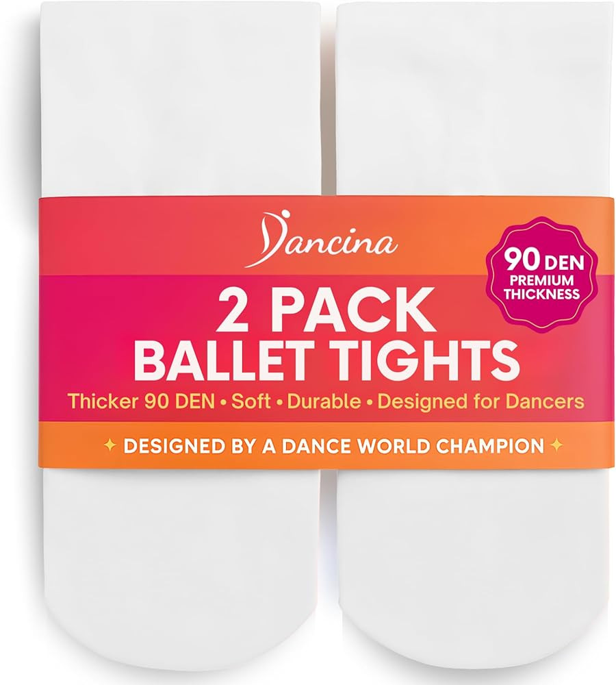 Dancina Ballet Dance Tights Footed - Ultra-soft Pro Excellent Hold&Stretch (Toddler/Girls) | Amazon (US)