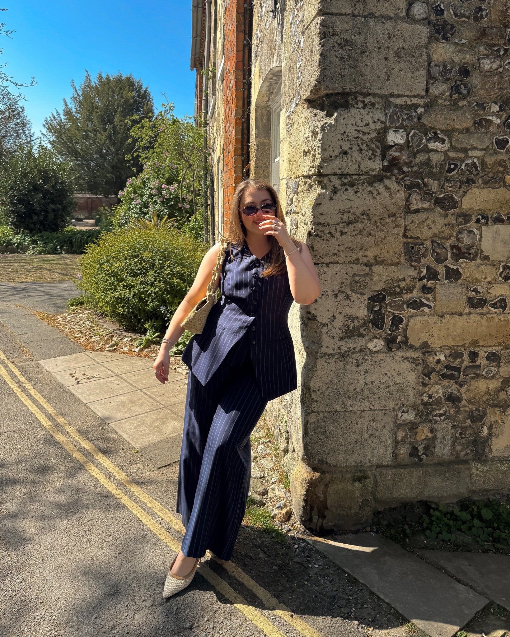 Pinstripe suit for spring 

#LTKspring