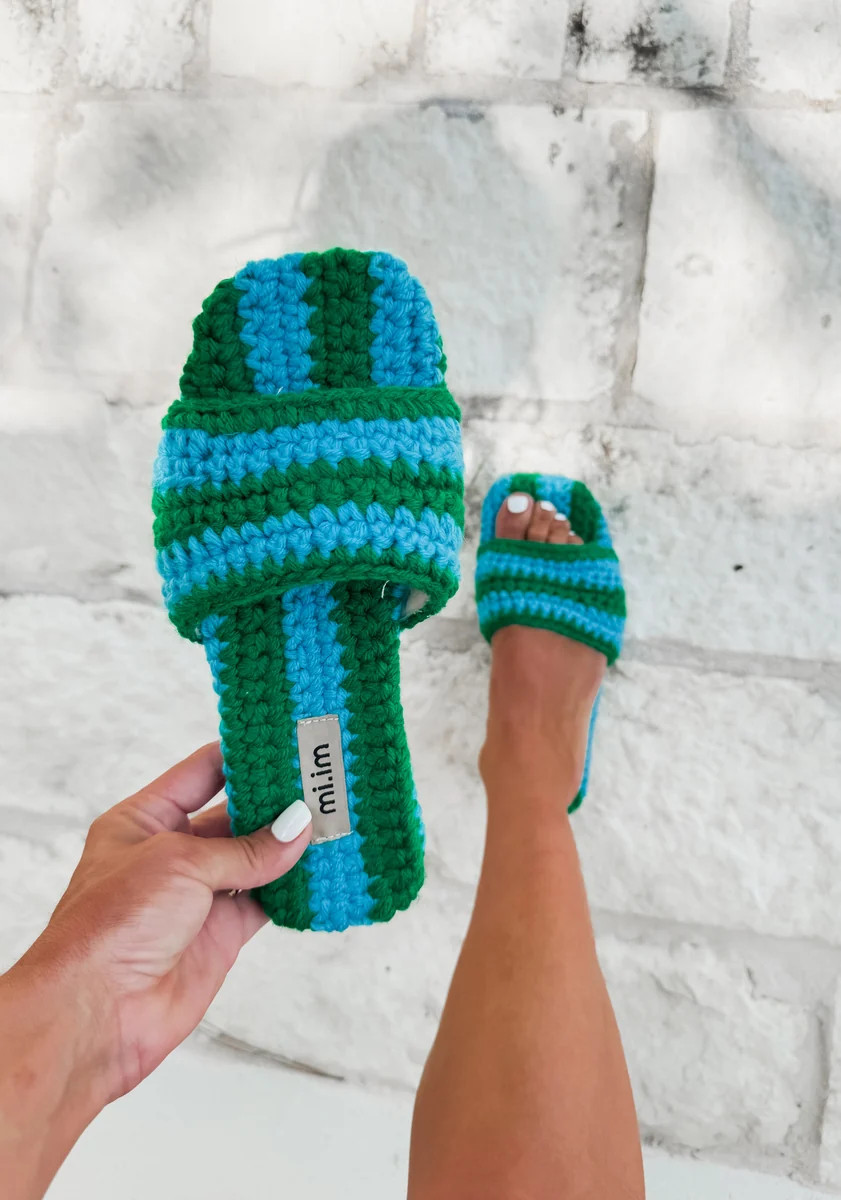 Loom Crochet Slide Sandal | CK Squared Boutique