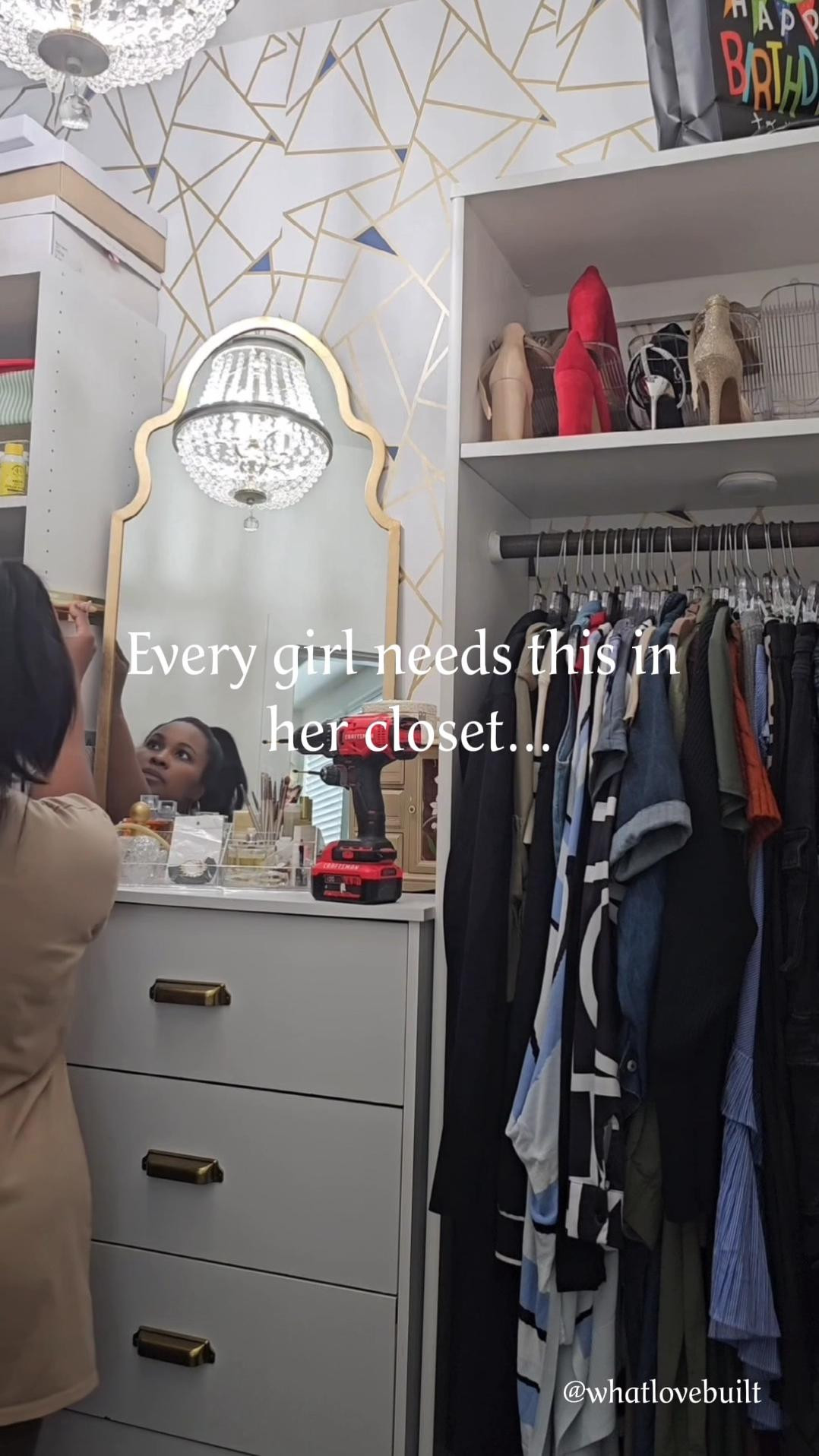 This valet rod changed the game in my closet! I love how easy it is to install. I never knew how much I needed this before I had it to plan out outfits! 

#closet #makeover #home #organization #planning #outfit #valletrod #walkincloset #dreamcloset #homeimprovement #diy #homeproject 

#LTKFindsUnder50 #LTKHome #LTKStyleTip