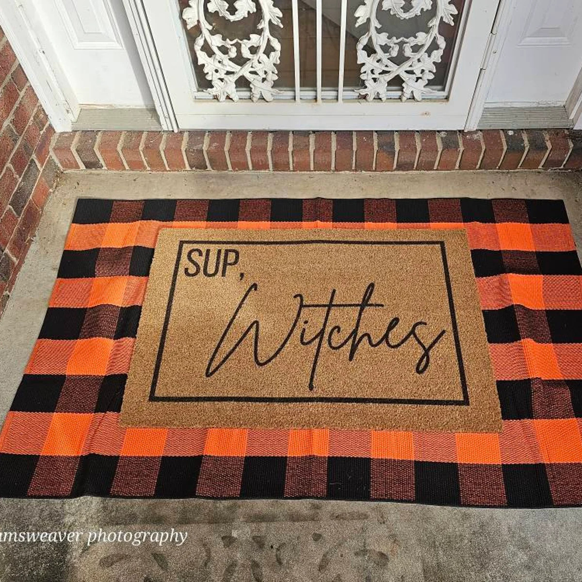 Sup Witches Halloween Doormat, Halloween Doormat, Fall Decor, Funny Doormat, Welcome Mat, Front D... | Etsy (Global)