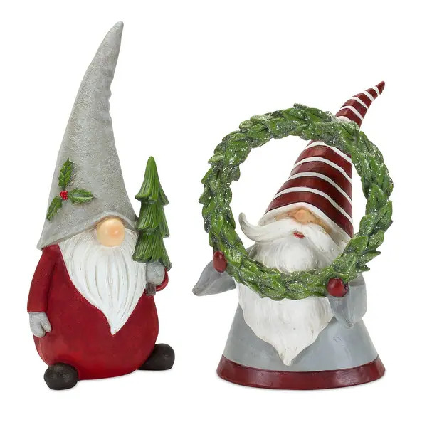 Holiday Gnome Figurine (Set of 2) - Bed Bath & Beyond - 36610734 | Bed Bath & Beyond