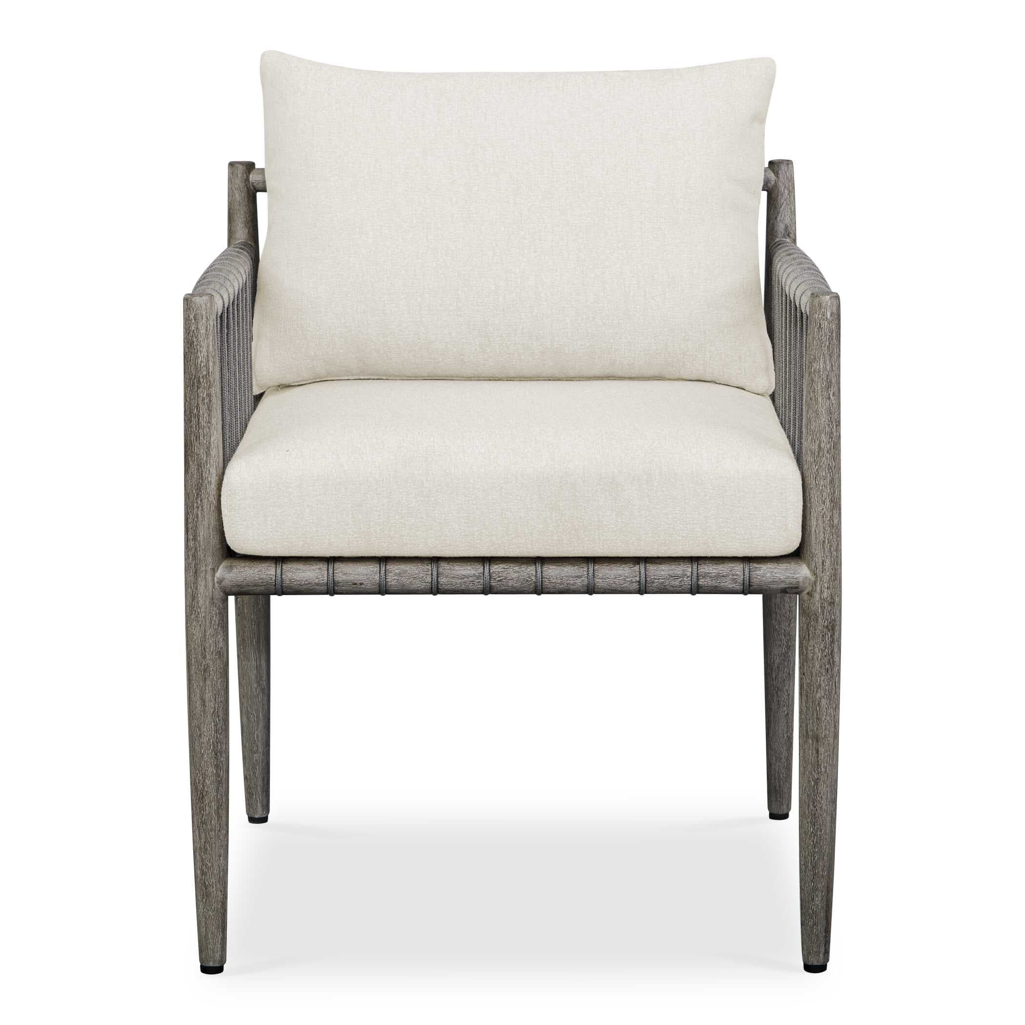 Uttermost Borneo White Outdoor Dining Chair - Overstock - 43103188 | Overstock