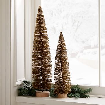 Champagne Bottle Brush Trees | West Elm (US)