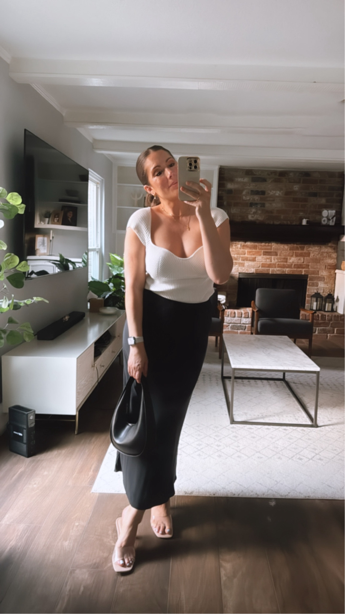 Little weekend outfit to see my baby at her piano recital.  

This maxi skirt is from Abercrombie and so flattering.  Wearing medium. 

HM top is also really understated yet unique.  Wearing medium.  

Target sandals are new faves and go with everything!! 

#LTKFindsUnder50 #LTKStyleTip #LTKOver40