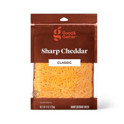 Shredded Sharp Cheddar Cheese - 8oz - Good & Gather™ | Target