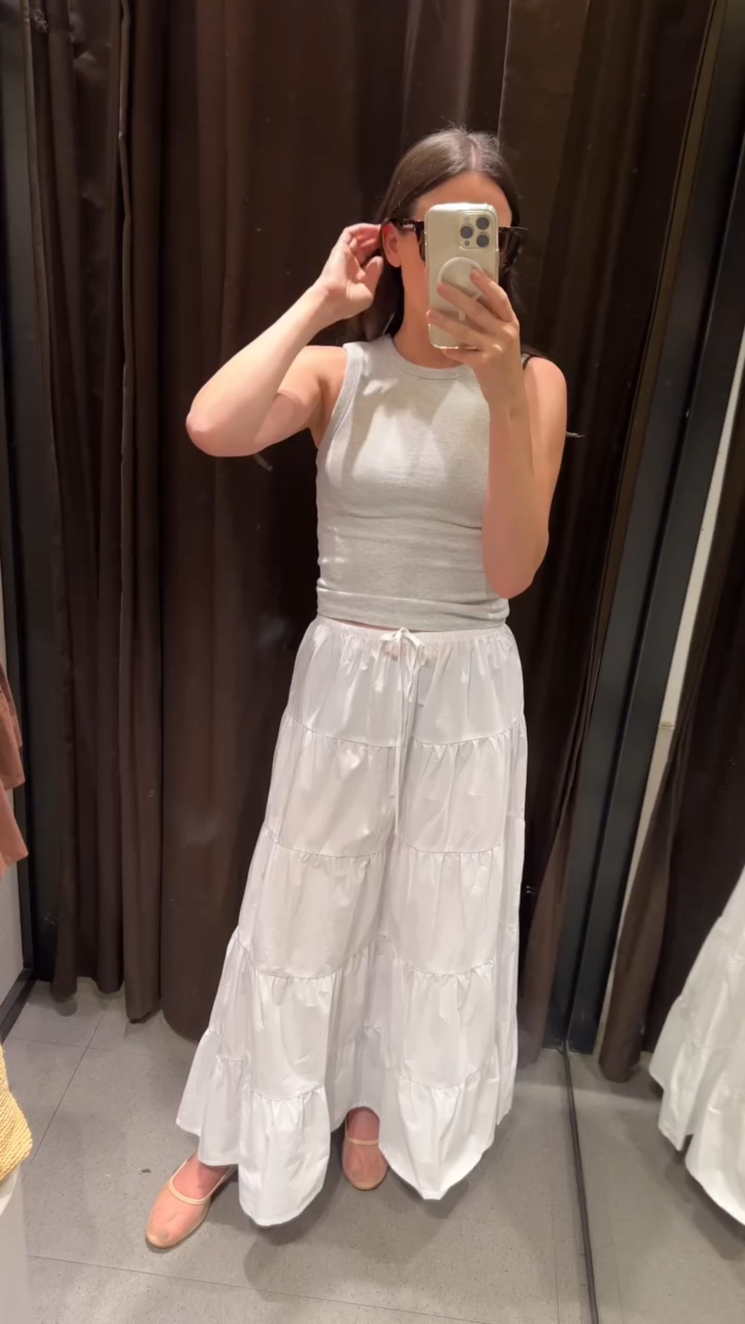 Find me in maxi skirts and ribbed tops all summer long 🤝🏼 love this grey tank (size small) and white maxi skirt (have xs and small and prefer xs) I’m usually a 26. 



summer style, white maxi skirt, brown maxi skirt, summer outfits #summeroutfitideas #summerstyle outfit ideas, style reels, casual outfits #casualootd #springoutfits mesh flats

#LTKFindsUnder50 #LTKSummerEdit #LTKFindsUnder100