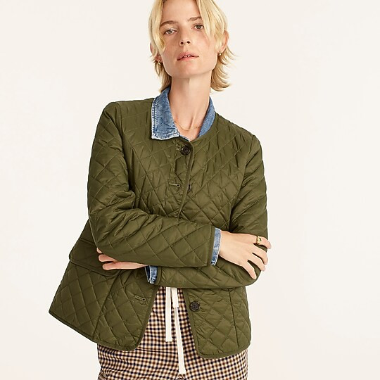 Quilted puffer lady jacket with PrimaLoft® | J. Crew US