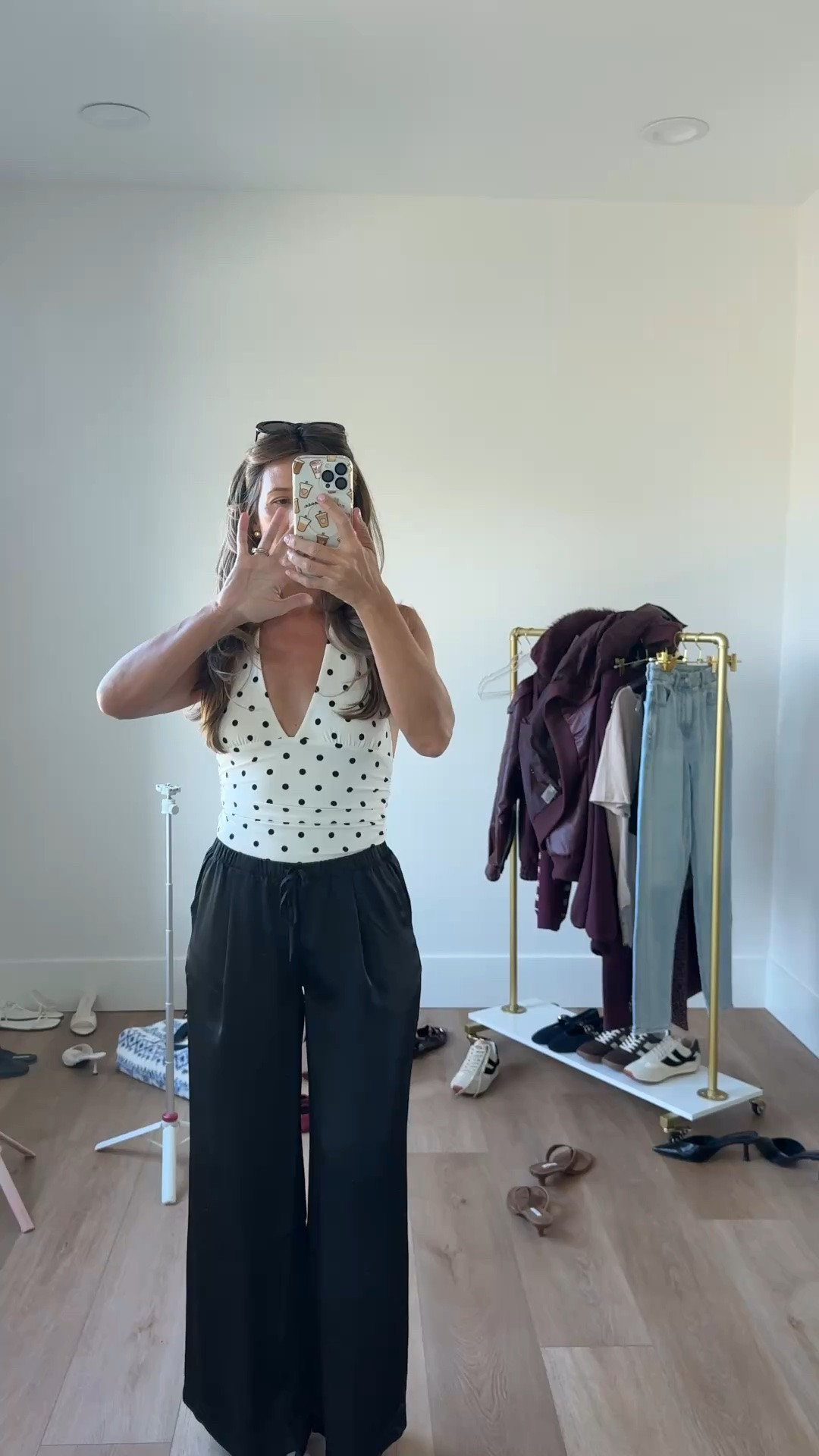 Outfit for a party at the dance studio
Tank and pants small

#LTKSeasonal #LTKOver40